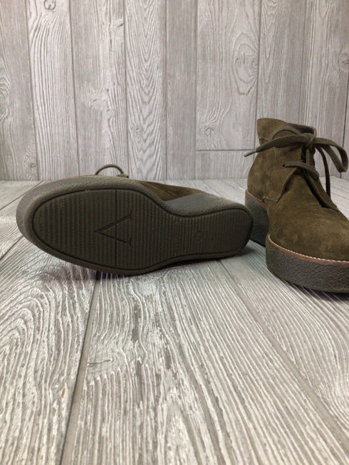 Aquatalia Platform Suede Desert Boots Size 7.5