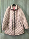 Kate Spade diamond Quilted Coat Size Large