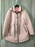 Kate Spade diamond Quilted Coat Size Large