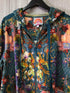 Johnny Was Sweatshirt floral ziip-up Size XX-Large