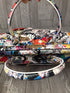 Pop Art Alice Multi-Color Satchel Genuine Italian Leather Purse
