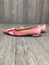 C. Paravano Square Buckle Velvet Flats Size3 8.5