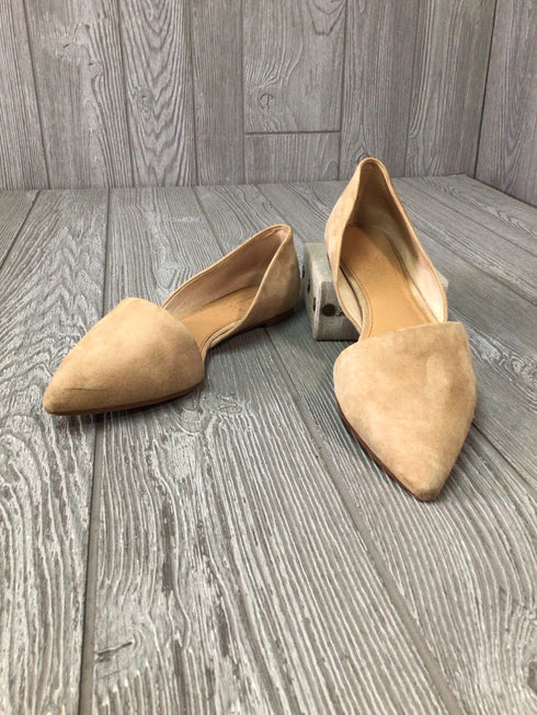 J Crew suede d'Orsay Flats Size 9
