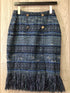Karen Millen Weave Skirt Size 4 Fringe