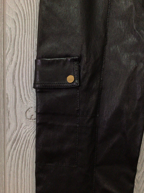 Tory Burch Leather Pants Cargo Size 8