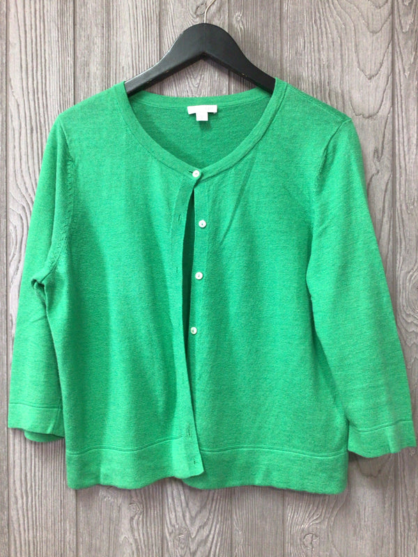 J Jill Cardigan Linen-cotton Size Medium