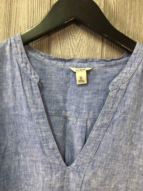 LL Bean Linen Top Size X-Large-Petite