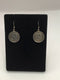 Silver celtic knot Round drop Earrings