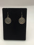 Silver celtic knot Round drop Earrings