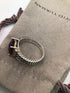 David Yurman Garnet Diamond 3-cable Ring