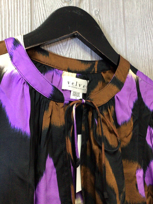 Velvet Satin Top Size Small