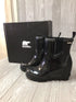Sorel Boots Joan Wedge Gloss Rain Chelsea Size 8