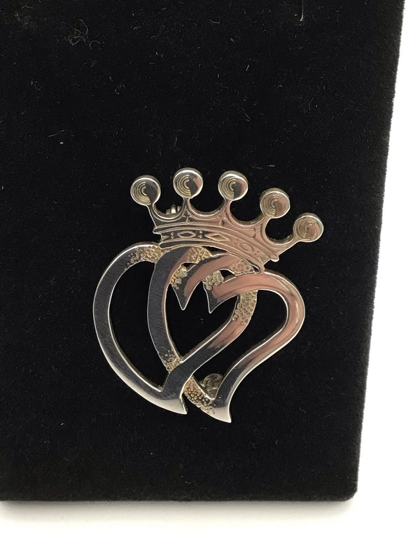 Ola Gorie Scottish Luckenbooth Vintage Pin Sterling