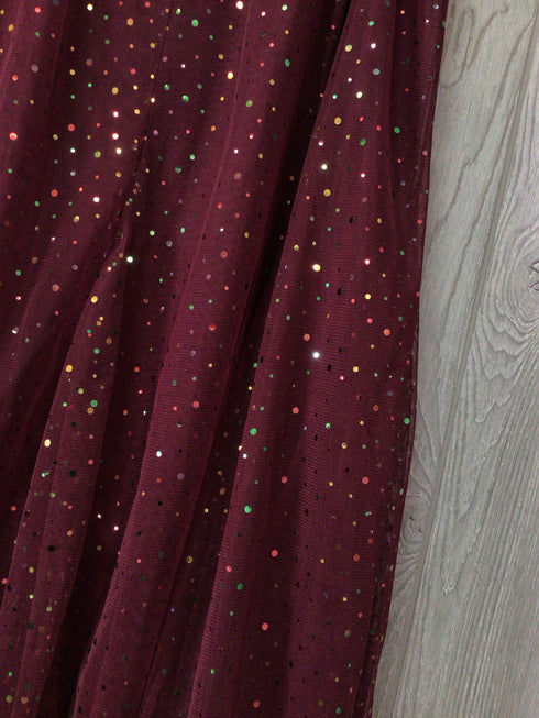 Anthropologie Sequined Skirt Size Large New