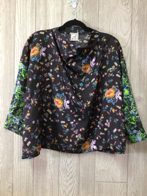 Anntain One Size Silk Print Top