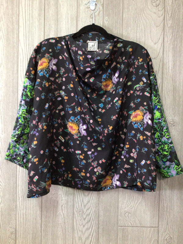 Anntain One Size Silk Print Top