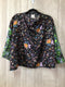 Anntain One Size Silk Print Top