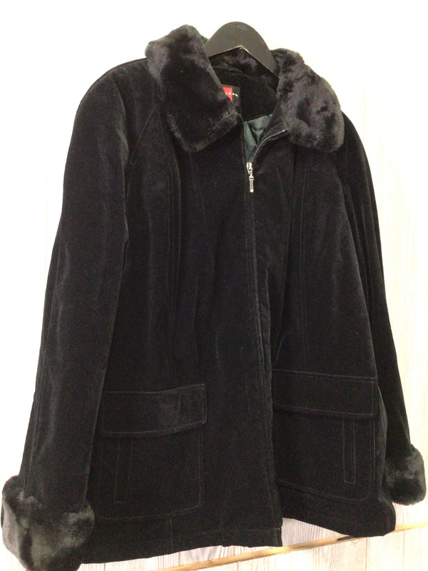 Gallery Faux-Fur Jacket Size X-Large