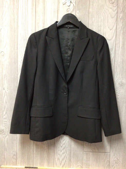 Theory Wool Gabardine Blazer Size 8