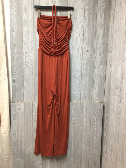 Trina Turk Jumpsuit Halter Jersey Size Medium