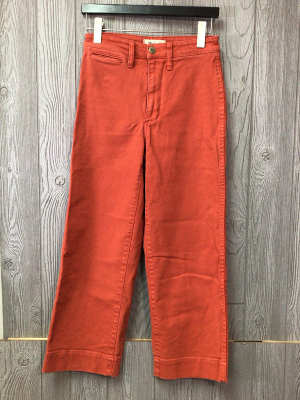 Madewell Slim Emmet Wide Leg Crop Jeans Size 24