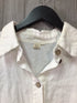 Old Linen Mill Linen Button Up Shirt Heavy Size Large-X-Large