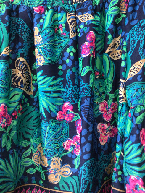 Lilly Pulitzer Life of the Party Blouse Size Large New