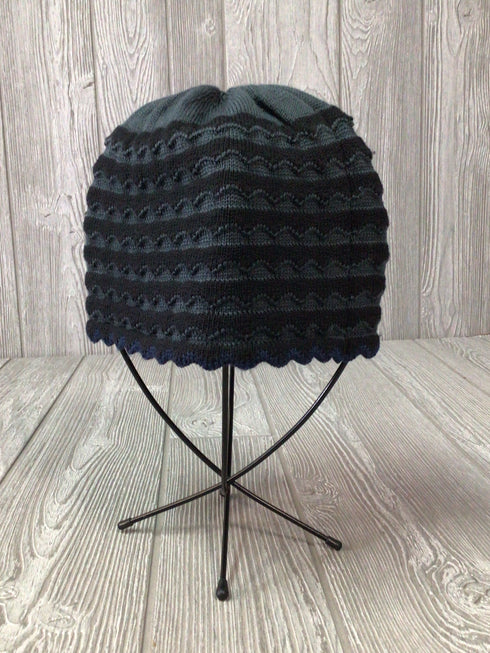 Wool Knit Striped Hat