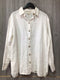 Old Linen Mill Linen Button Up Shirt Heavy Size Large-X-Large