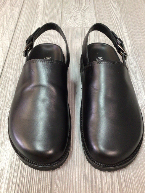 Max Mara Nizza Leather Low Clogs Size 39