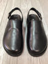 Max Mara Nizza Leather Low Clogs Size 39