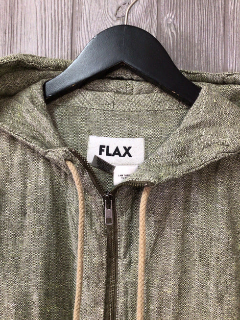 Flax Jacket Linen Hooded Size Petite