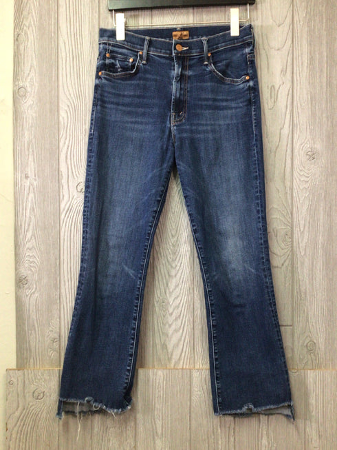 Mother The insider crop step fray Jeans Size 8-29