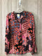 Johnny Was Burnout Blouse Size Medium