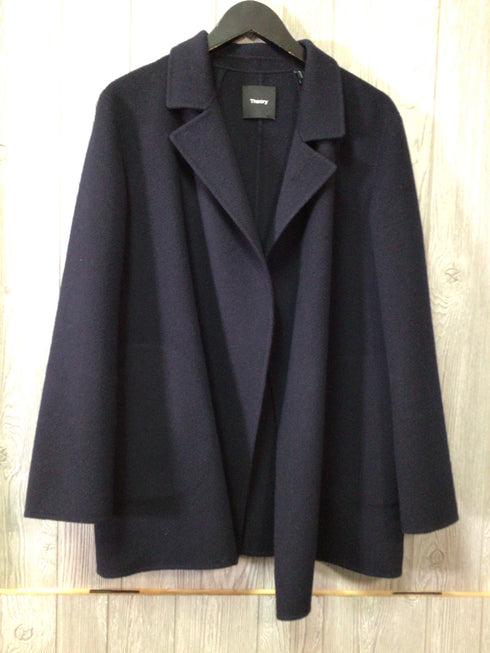 Theory wool/cashmere Felt Coat Size Medium