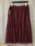 Anthropologie Sequined Skirt Size Large New