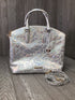 Brahmin Chrome Estonia Large Duxbury Satchel Leather New with Tags snowflake