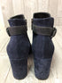Aquatalia Boots ankle suede heel Size 8 pre-owned