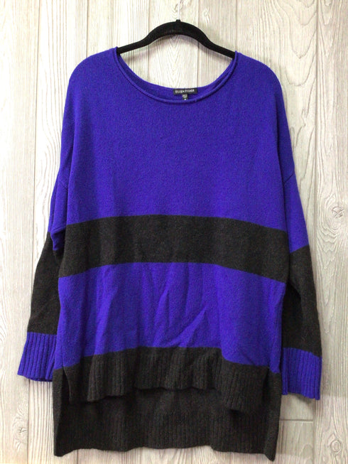 Eileen Fisher Sweater Yak-wool bl Size Medium