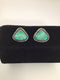 P. Sanchez Turquoise Earrings Vintage Pre-owned