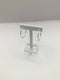 Sterling diamond-cut Hoop Earrings