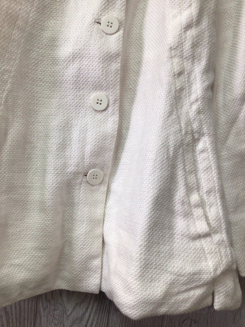Eileen Fisher Linen BL Jacket Size Medium/Petite