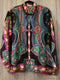 Johnny Was Silk Blouse Size X-Small