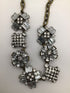 J Crew Crystal Cluster Statement Necklace