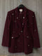 cinq a sept Blazer Embellished Button Size 12 Pre-owned