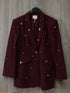 cinq a sept Blazer Embellished Button Size 12 Pre-owned