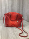 Brahmin Radiant Red Large Duxbury Satchel Melbourne Leather New