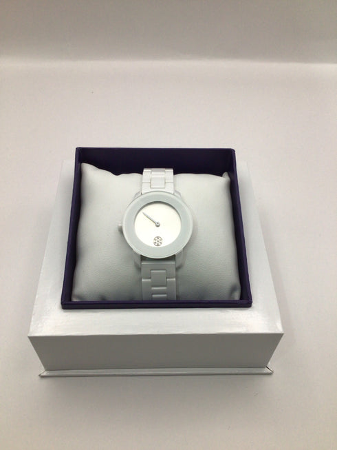 Movado White Bold Ceramic Bracelet Watch