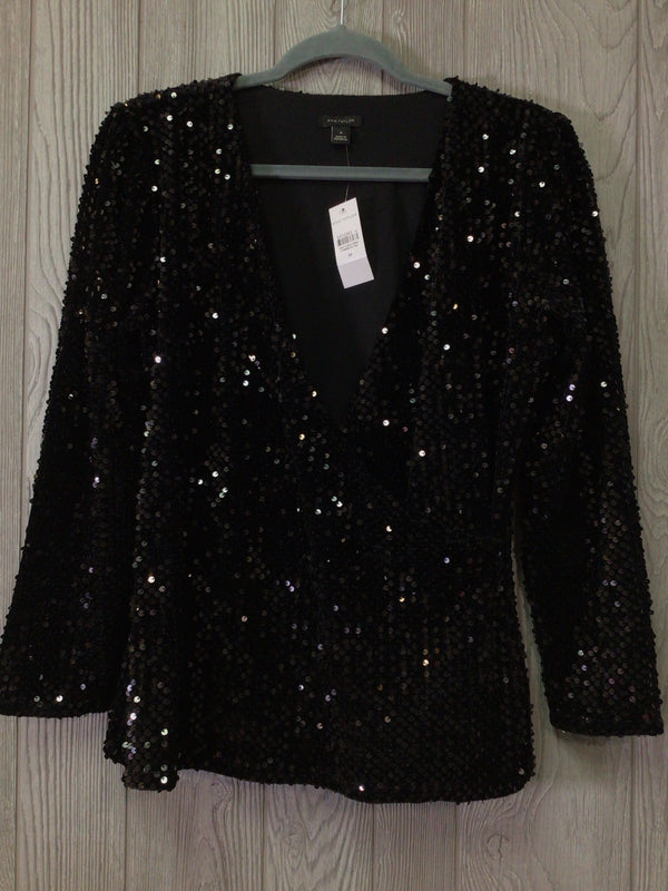 Ann Taylor Sequined Top Size Medium New