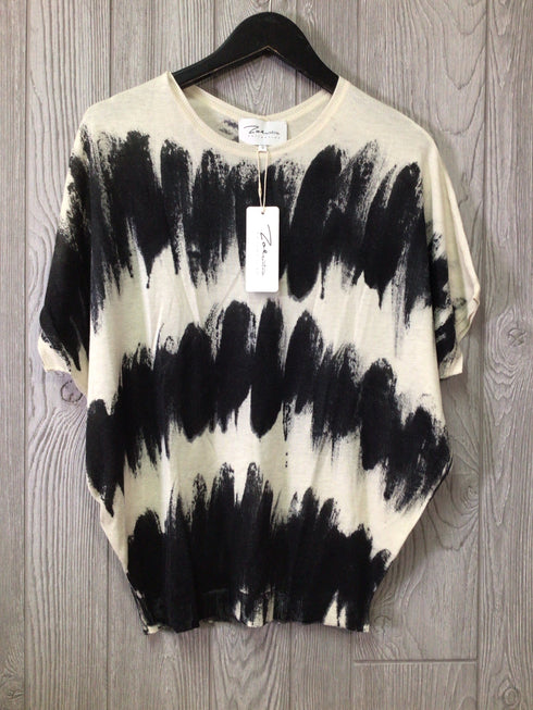 Zoe Couture Batwing Top Size Small New